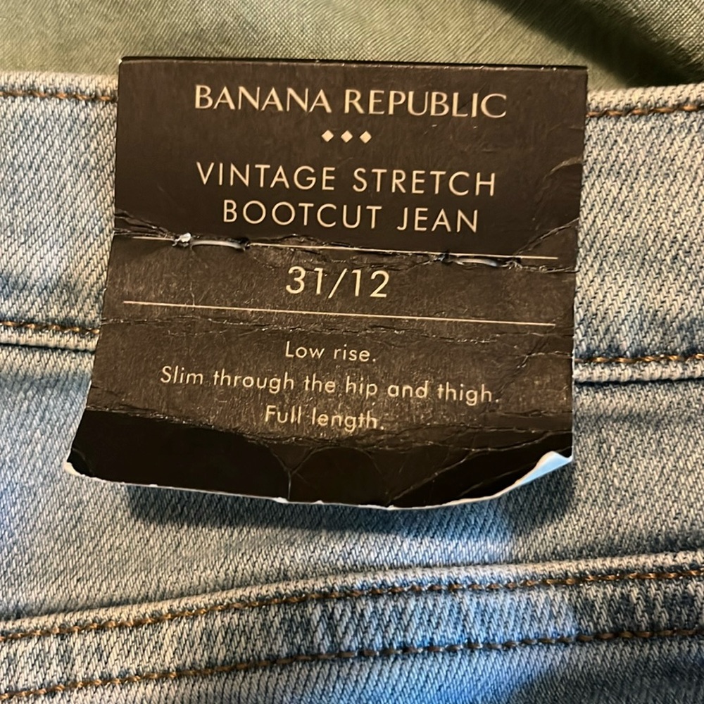 Banana republic vintage stretch bootcut jean